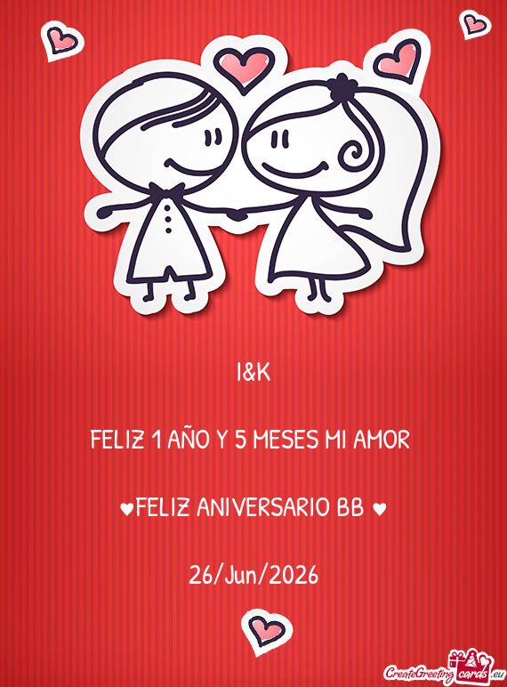 ♥FELIZ ANIVERSARIO BB ♥