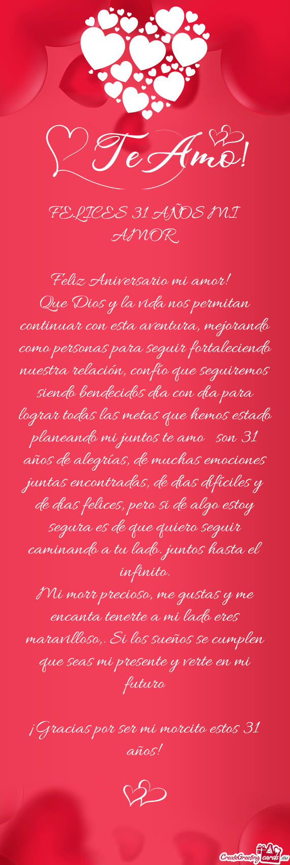 Feliz Aniversario mi amor! 😍💟