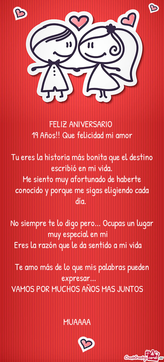 ❤️FELIZ ANIVERSARIO❤️