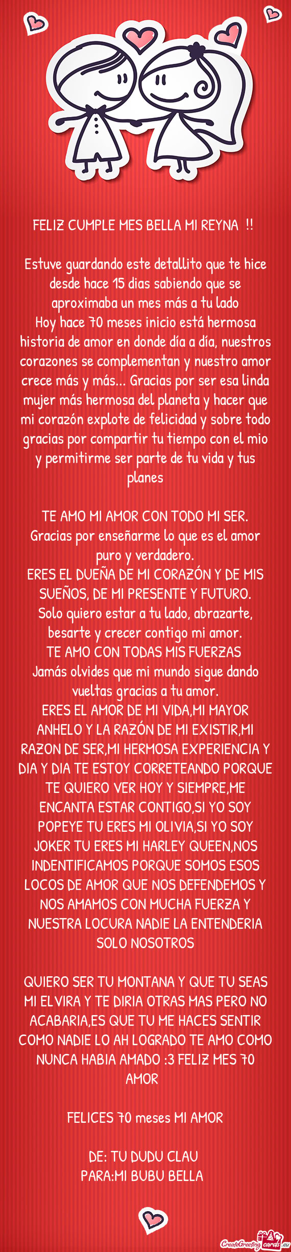 FELIZ CUMPLE MES BELLA MI REYNA 👑