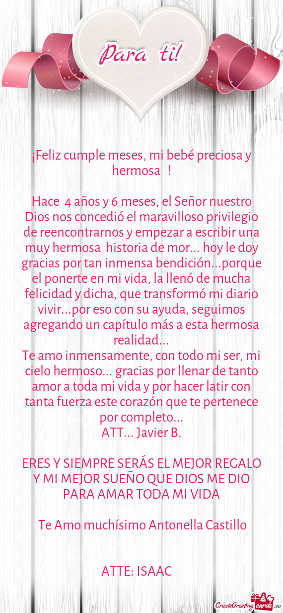 ¡Feliz cumple meses, mi bebé preciosa y hermosa 💙✨