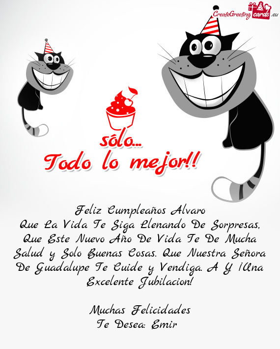 Feliz Cumpleaños Alvaro