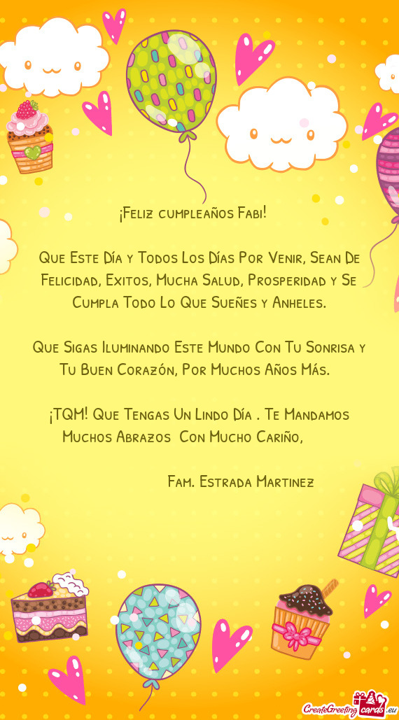 ¡Feliz cumpleaños Fabi!🎉🥳🎂