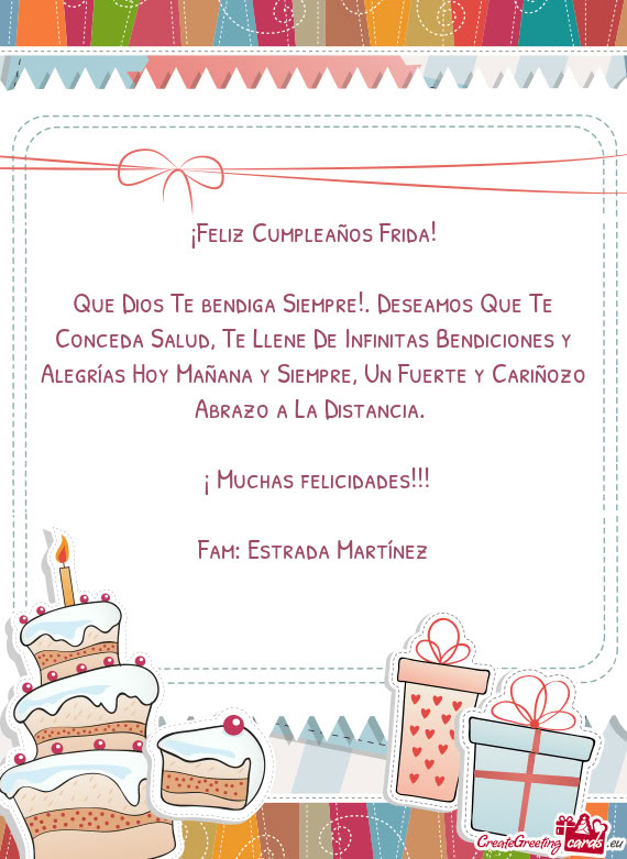 ¡Feliz Cumpleaños Frida