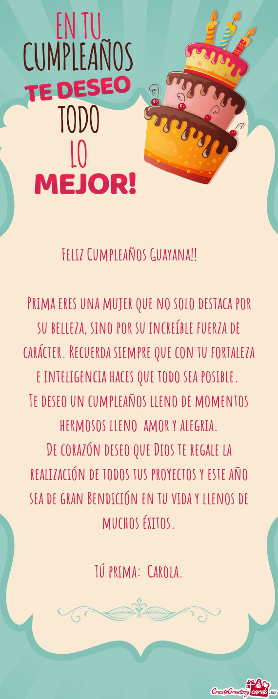 Feliz Cumpleaños Guayana!!🎁🎂🥳