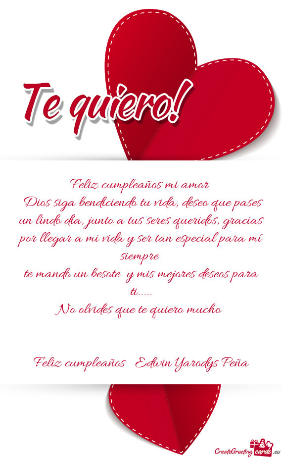 🎁Feliz cumpleaños mi amor 🥳