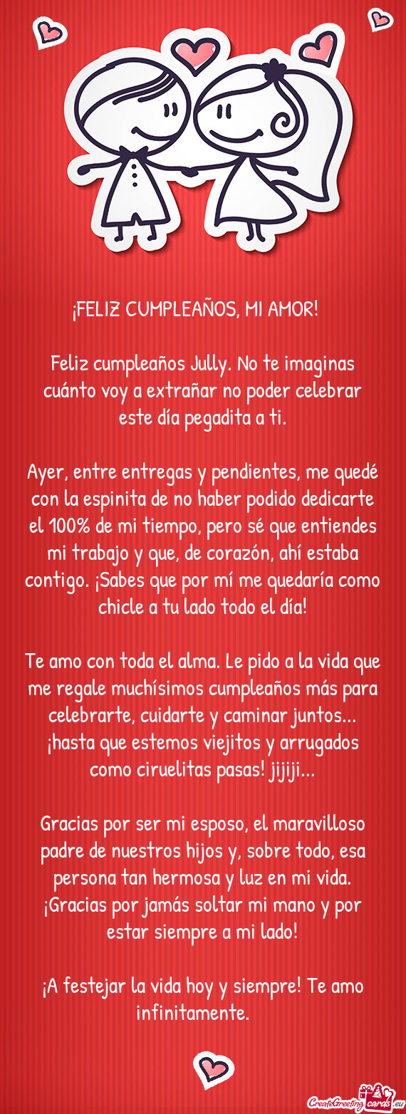 ¡FELIZ CUMPLEAÑOS, MI AMOR! 🎂✨