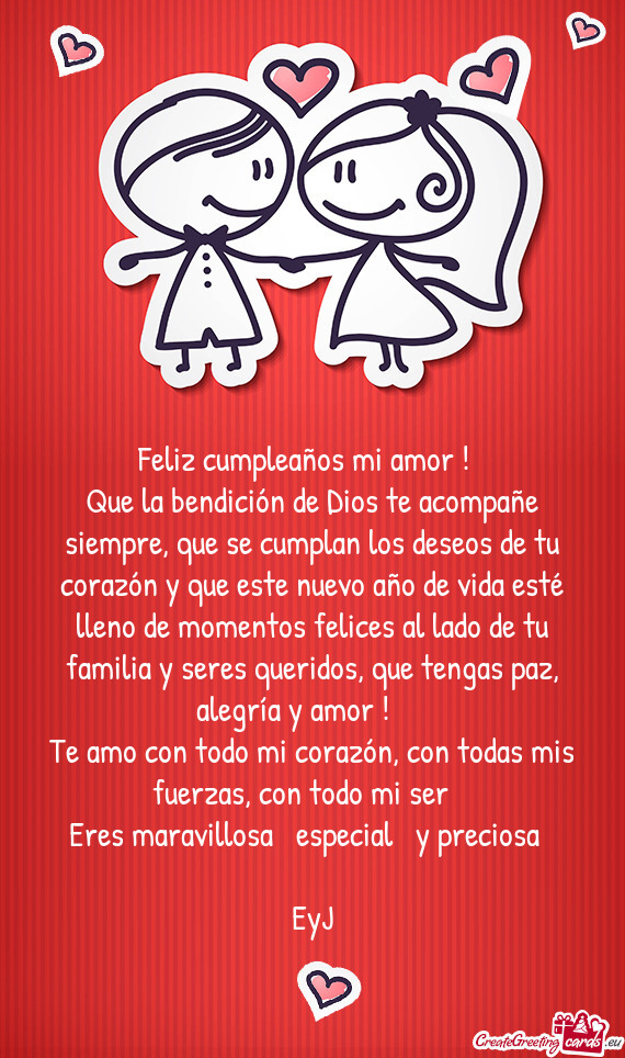 Feliz cumpleaños mi amor ! 🎂