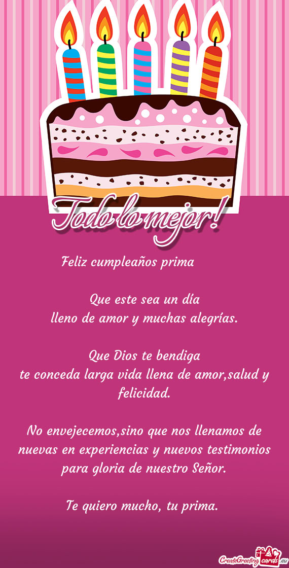 Feliz cumpleaños prima🎁🎂🥳