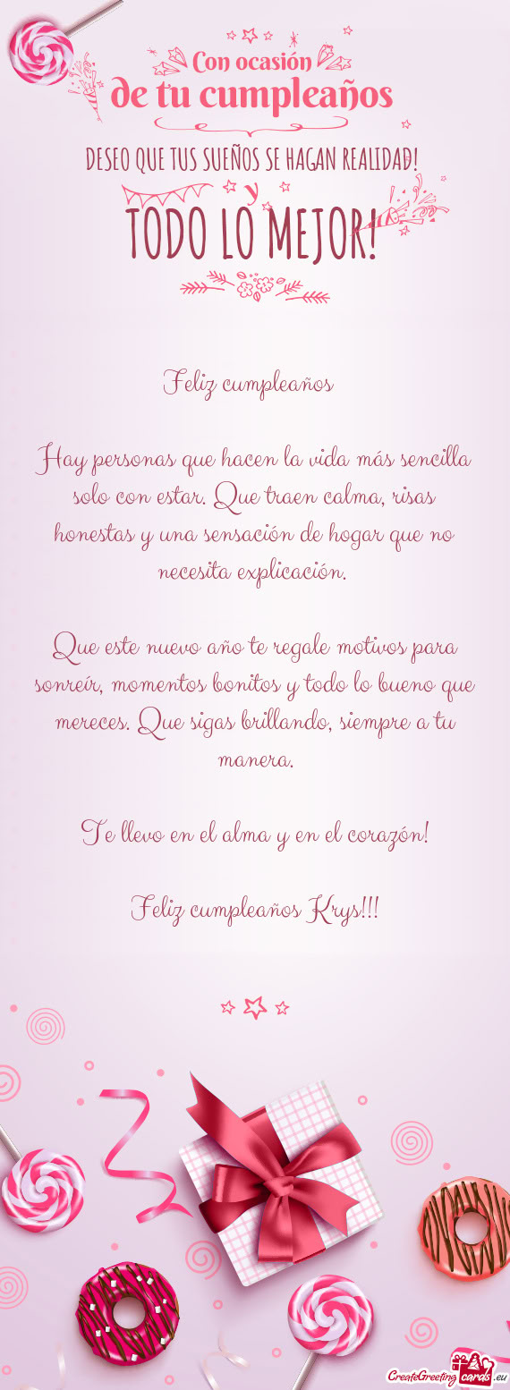 Feliz cumpleaños ✨