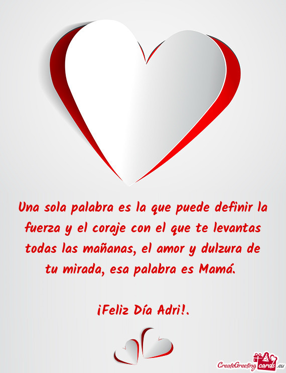 ¡Feliz Día Adri