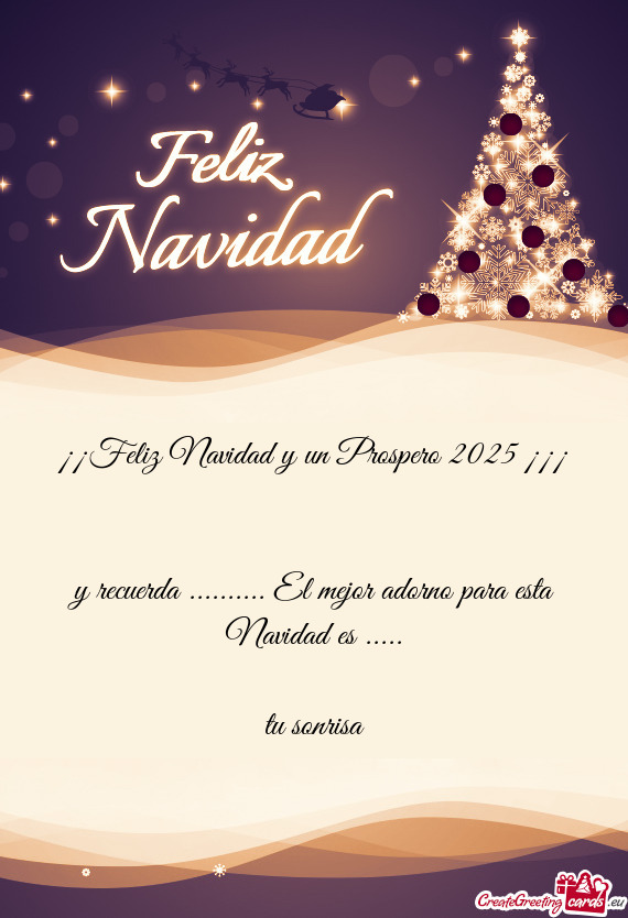 ¡¡Feliz Navidad y un Prospero 2025 ¡¡¡