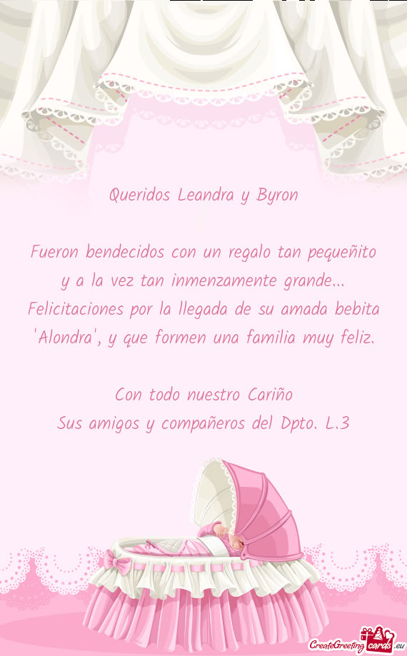 Fueron bendecidos con un regalo tan pequeñito y a la vez tan inmenzamente grande