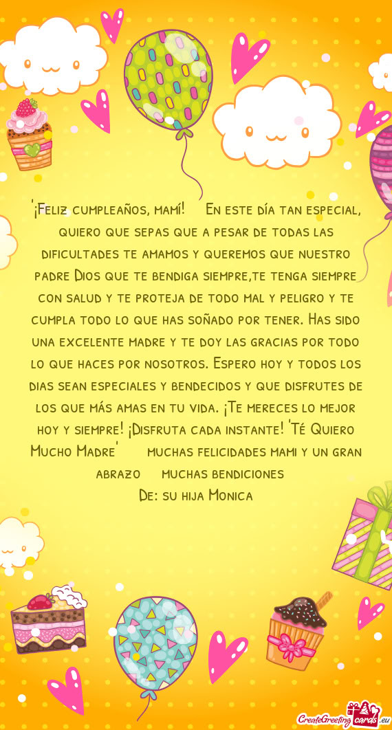 Ga siempre con salud y te proteja de todo mal y peligro y te cumpla todo lo que has soñado por tene