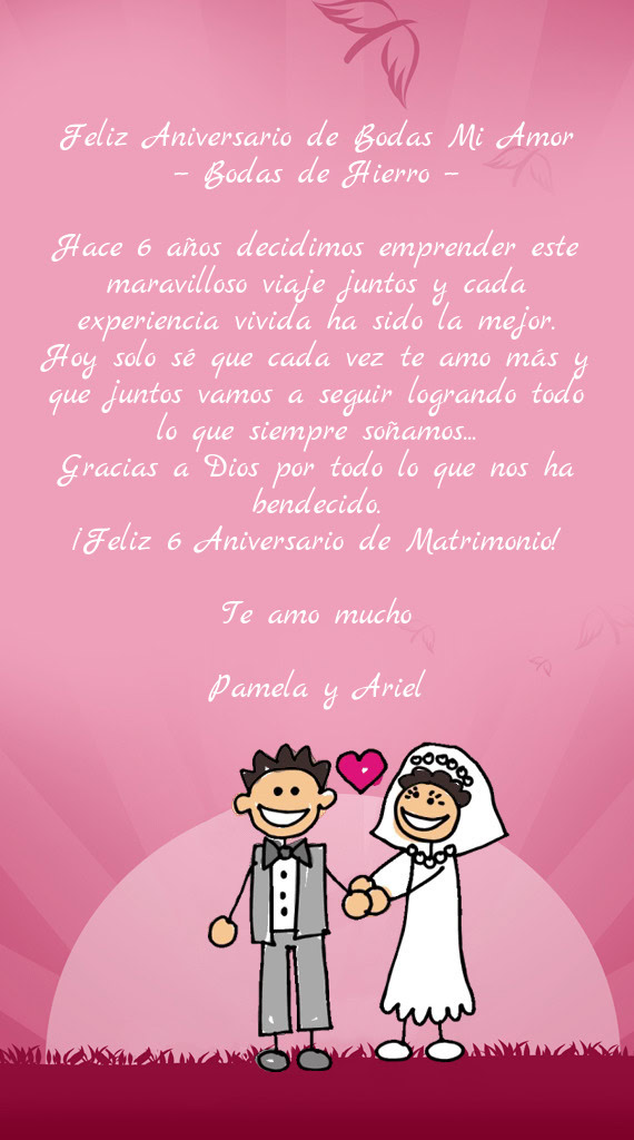 Gracias a Dios por todo lo que nos ha bendecido