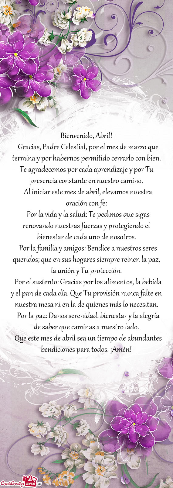 ​Gracias, Padre Celestial, por el mes de marzo que termina y por habernos permitido cerrarlo con b