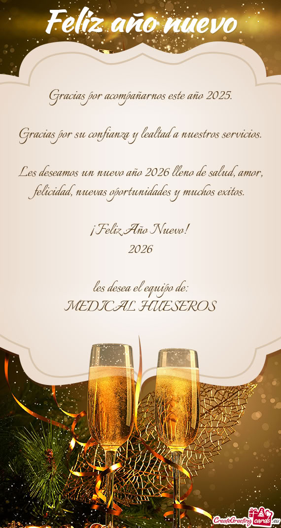 Gracias por acompañarnos este año 2025