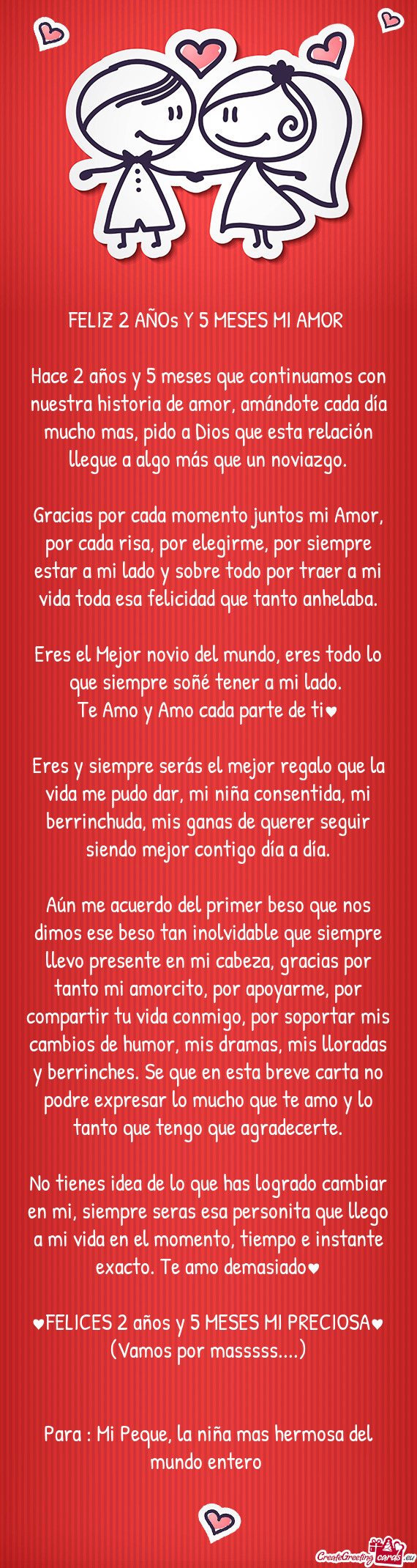 Gracias por cada momento juntos mi Amor, por cada risa, por elegirme, por siempre estar a mi lado y
