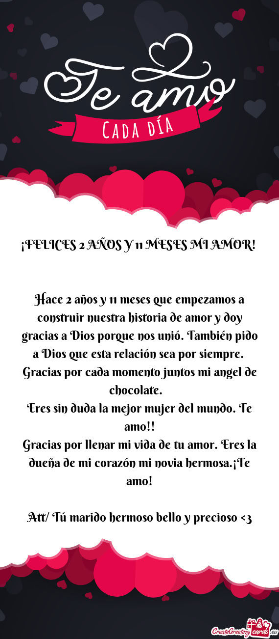 Gracias por cada momento juntos mi angel de chocolate.💞