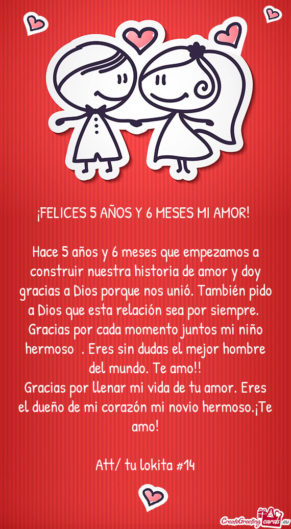 Gracias por cada momento juntos mi niño hermoso 💖. Eres sin dudas el mejor hombre del mundo. Te