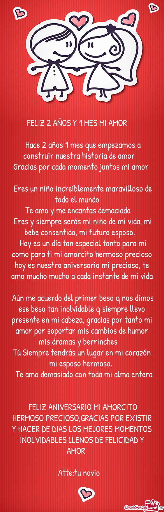 💕Hace 2 años 1 mes que empezamos a construir nuestra historia de amor 💕🥰