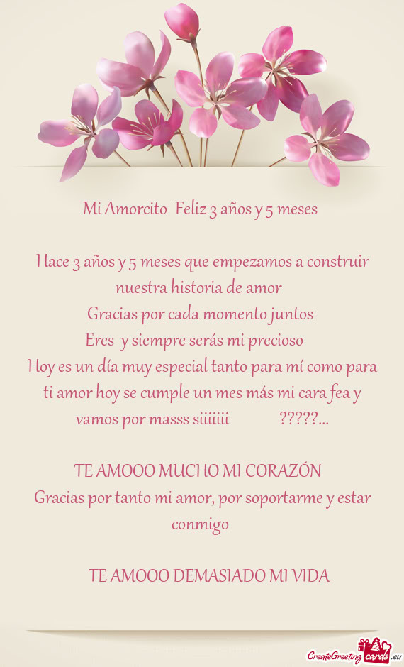 Hace 3 años y 5 meses que empezamos a construir nuestra historia de amor🥺