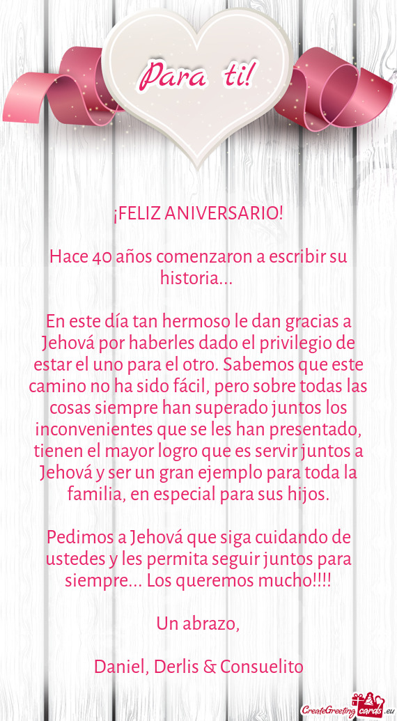 Hace 40 años comenzaron a escribir su historia