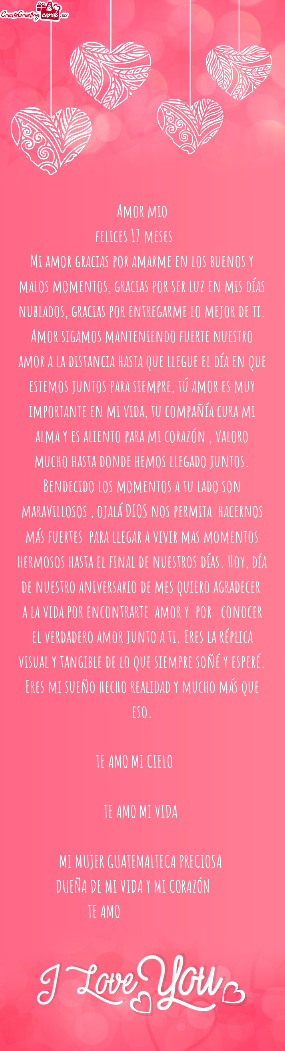 Hasta que llegue el día en que estemos juntos para siempre, tú amor es muy importante en mi vida
