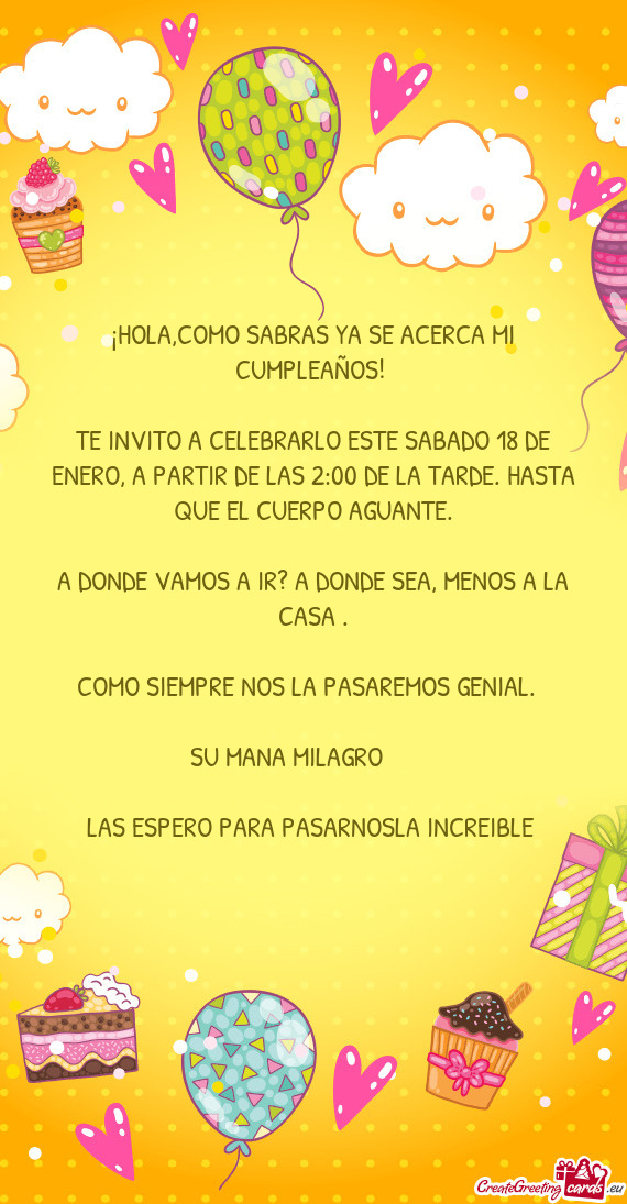 ¡HOLA,COMO SABRAS YA SE ACERCA MI CUMPLEAÑOS!🥳