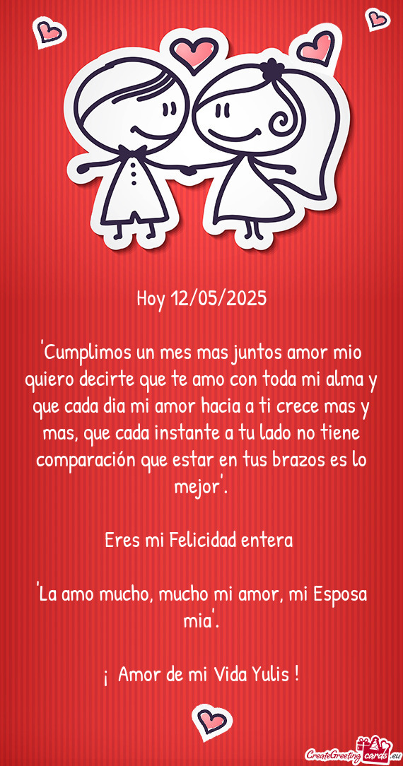 Hoy 12/05/2025