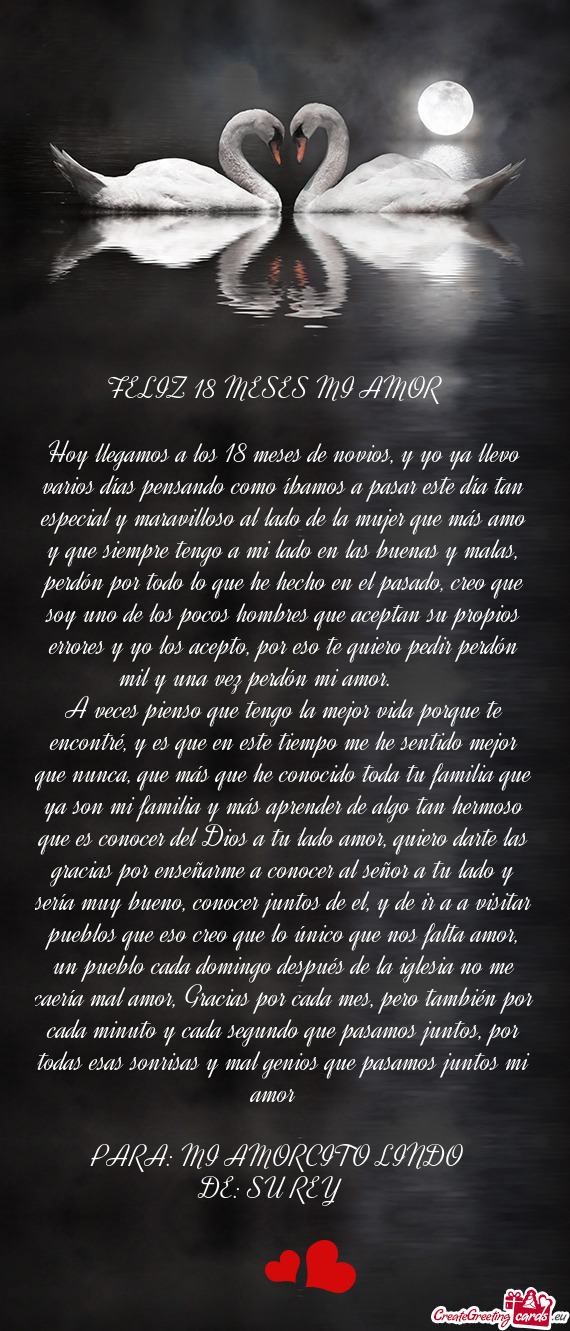 Hoy llegamos a los 18 meses de novios, y yo ya llevo varios días pensando como íbamos a pasar este