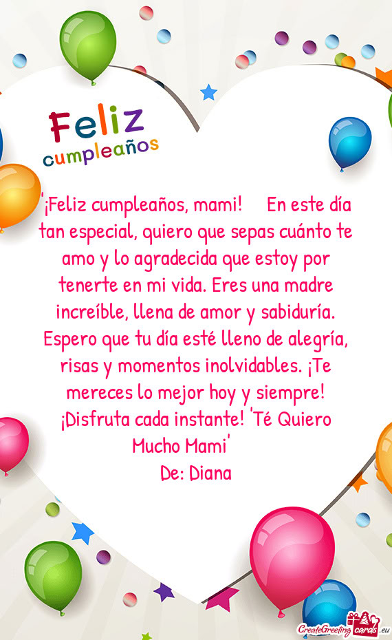 Hoy y siempre! ¡Disfruta cada instante! 