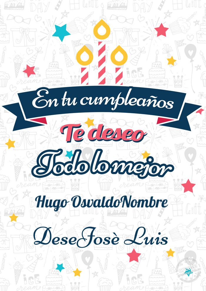 Hugo OsvaldoNombre DeseJosè Luis