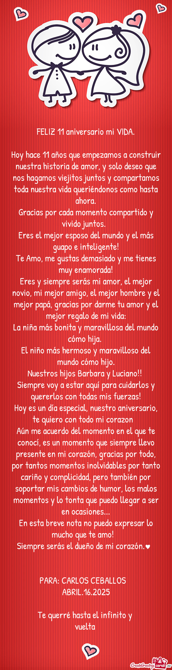 Iejitos juntos y compartamos toda nuestra vida queriéndonos como hasta ahora