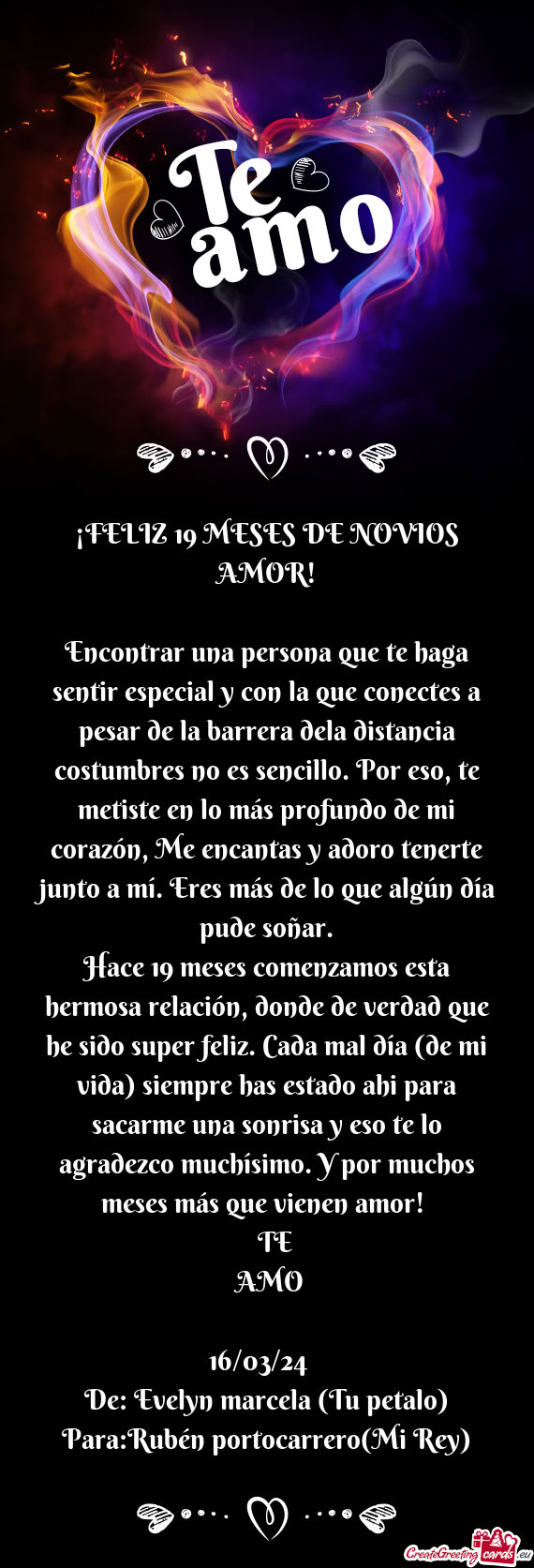 Istancia costumbres no es sencillo. Por eso, te metiste en lo más profundo de mi corazón, Me encan