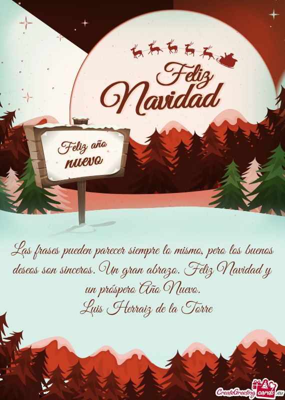 Iz Navidad y un próspero Año Nuevo
