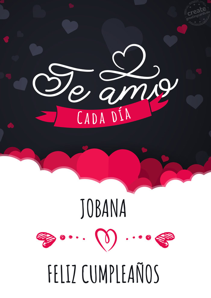 JOBANA FELIZ CUMPLEAÑOS
