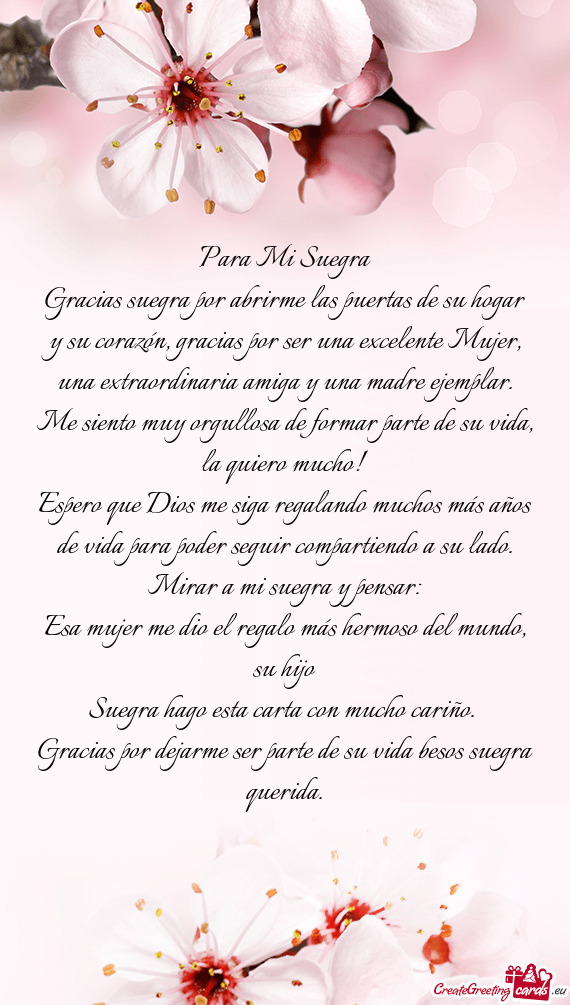 La quiero mucho