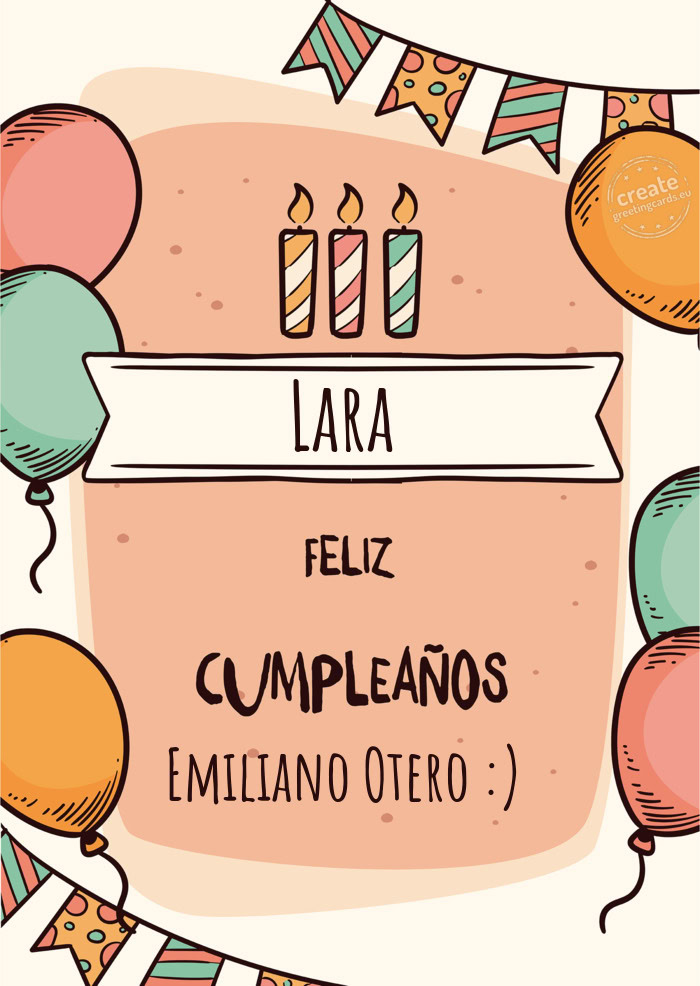 Lara Emiliano Otero :)