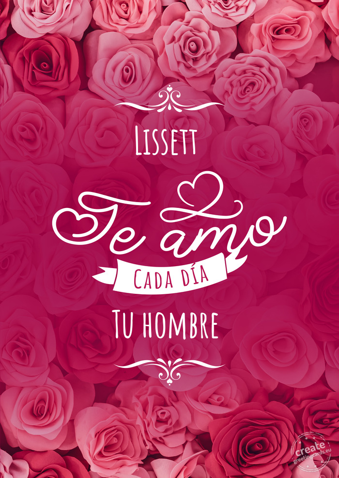 Lissett Tu hombre