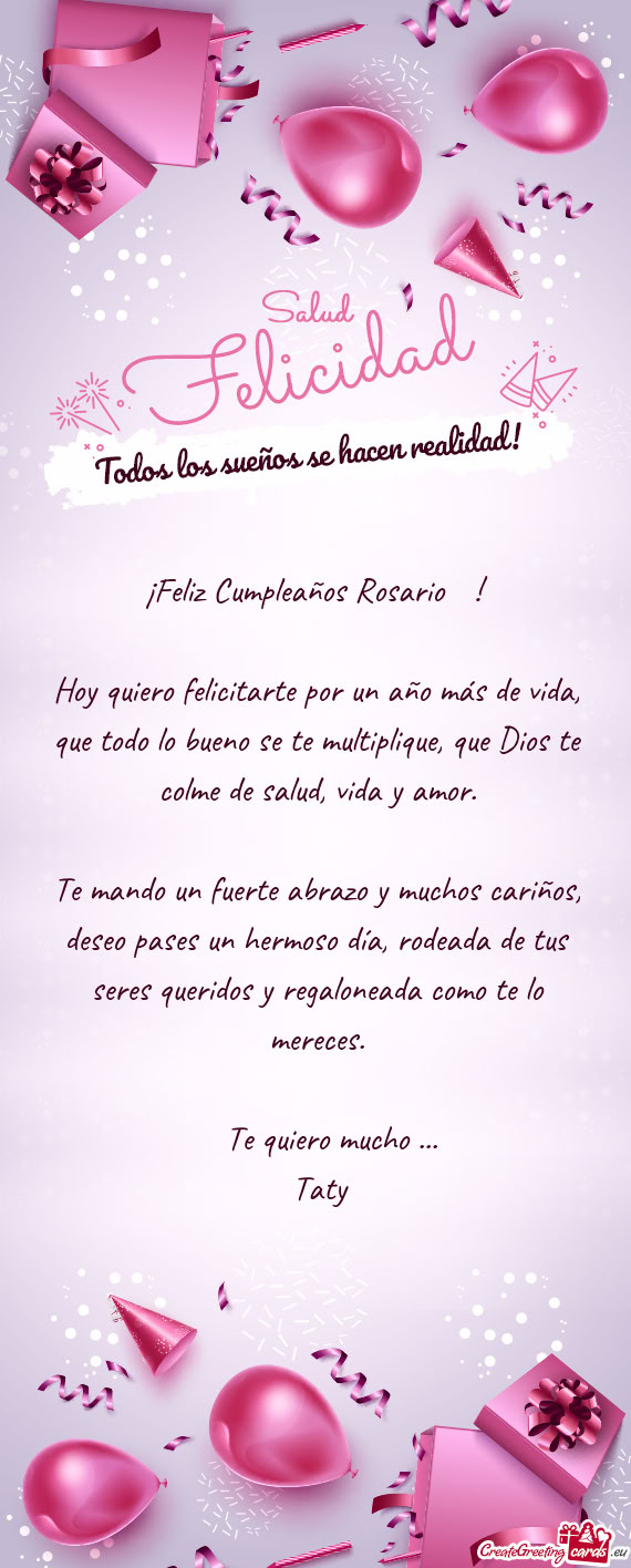 Lme de salud, vida y amor