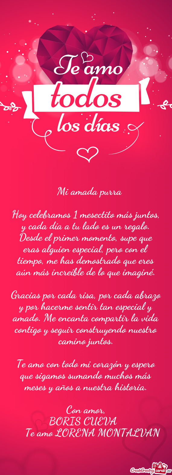 💌 Mi amada purra