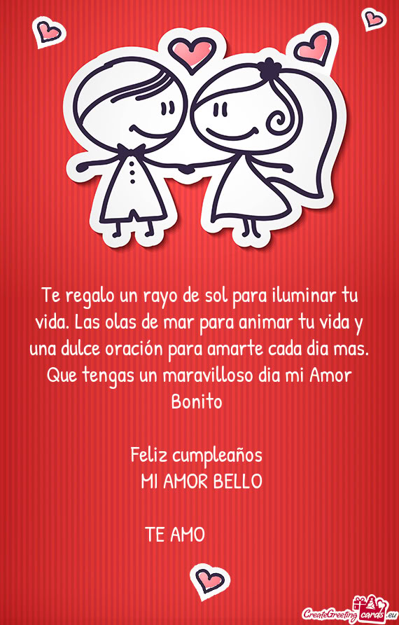 MI AMOR BELLO