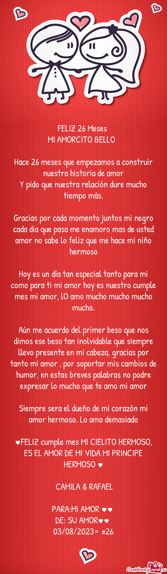 MI AMORCITO BELLO😍😘