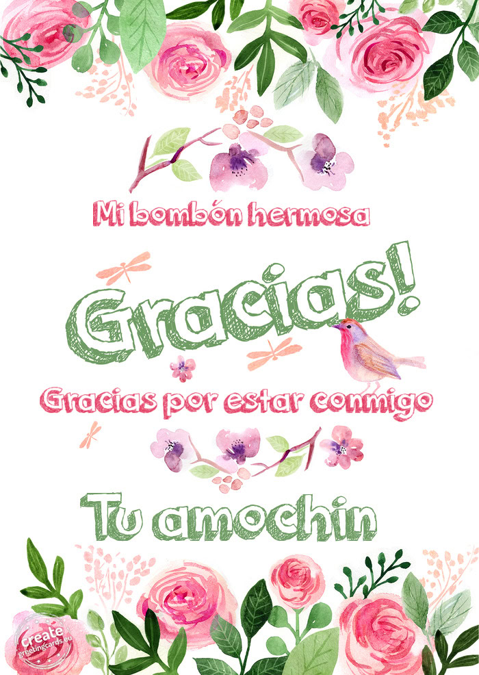 Mi bombón hermosa 😍 Gracias por estar conmigo Tu amochin