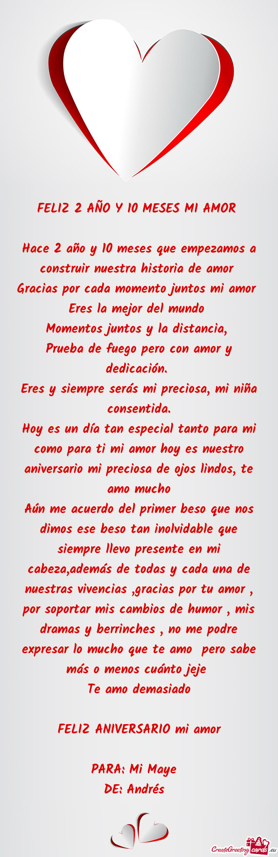 Mi cabeza,además de todas y cada una de nuestras vivencias ,gracias por tu amor , por soportar mis
