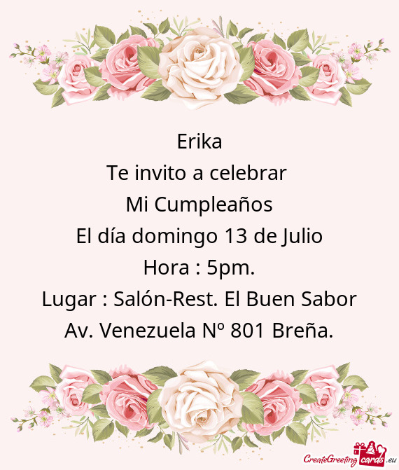 Mi Cumpleaños