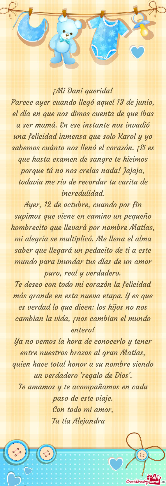 ¡Mi Dani querida