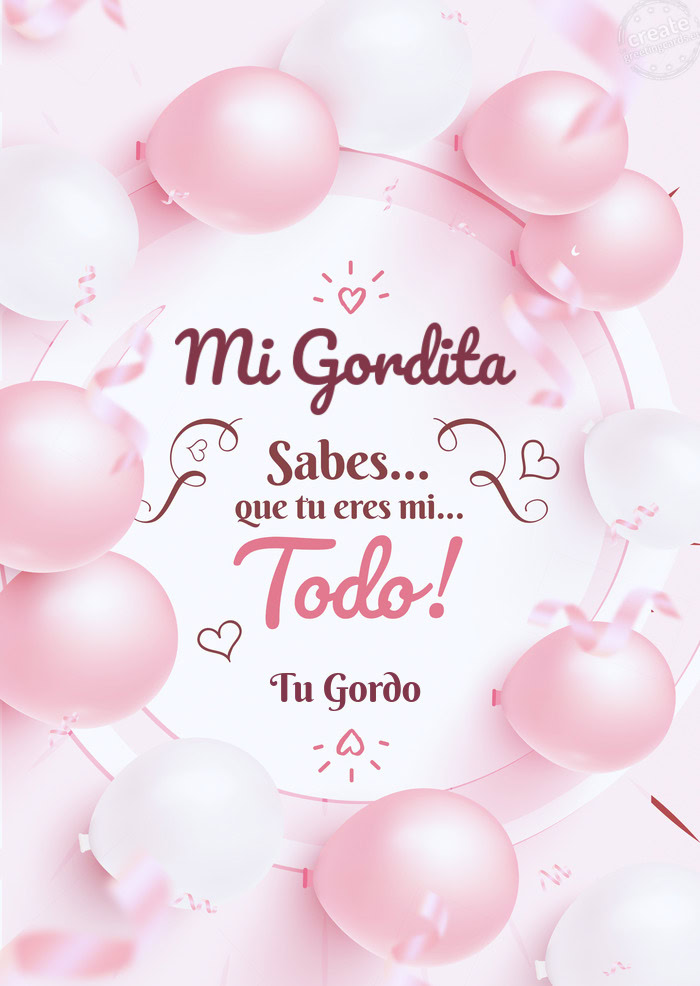 Mi Gordita Tu Gordo