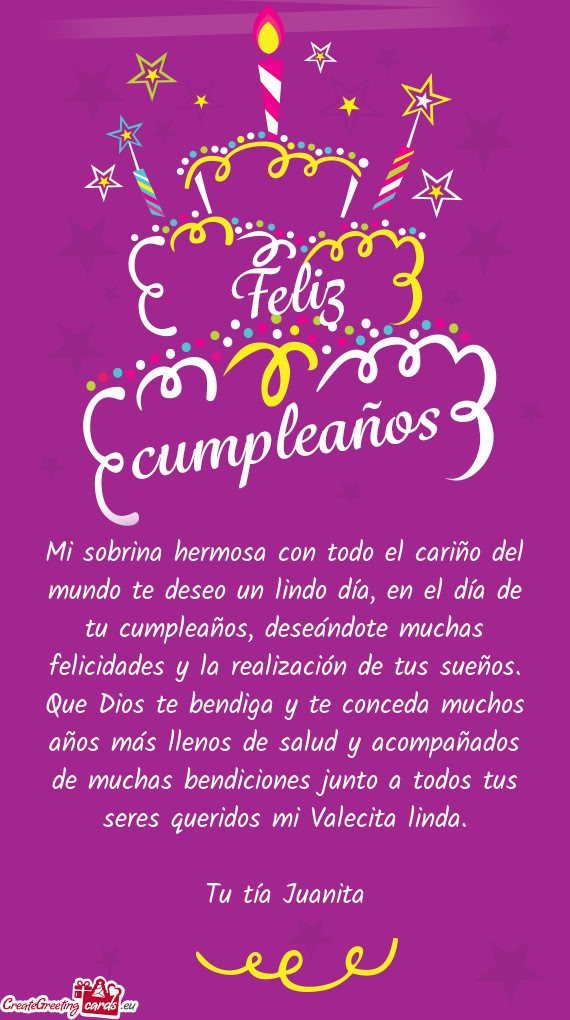 Nes junto a todos tus seres queridos mi Valecita linda